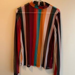 Colorful Mesh Top